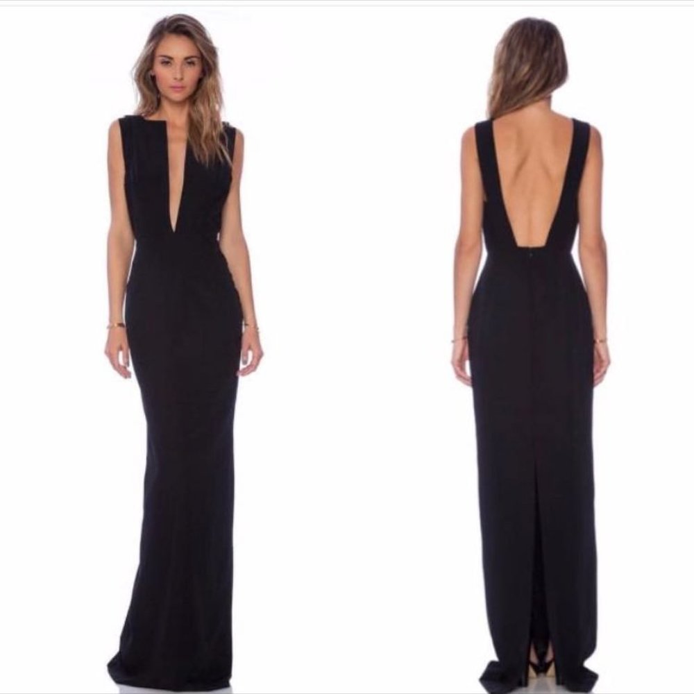 SOLACE LONDON LINDER MAXI DRESS SIZE 2 LIKE NEW